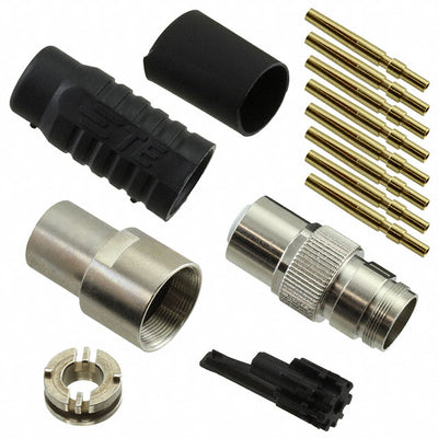 1-2823448-4 by TE Connectivity AMP Connectors - CONNECTOR RECPT FMALE 8POS GOLD CRIMP