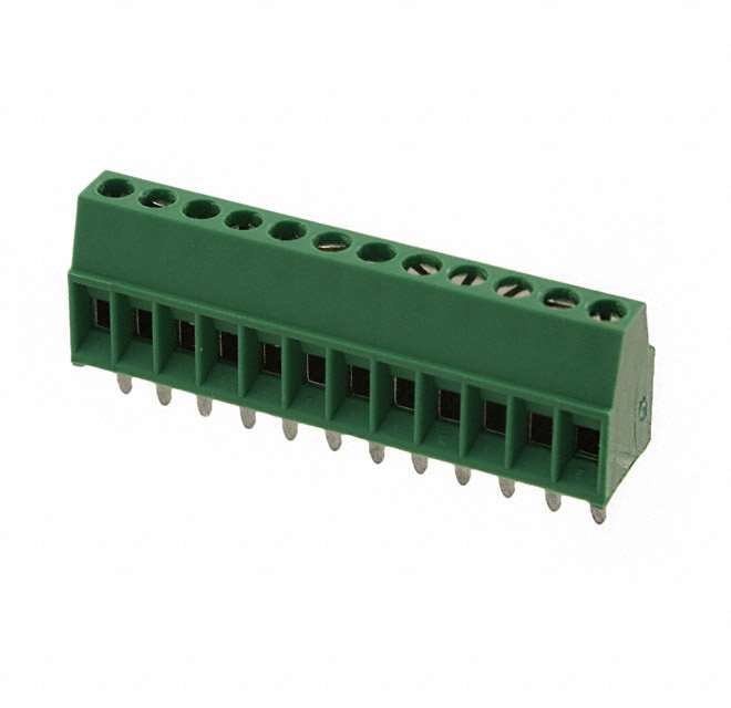 1-282834-2 by TE Connectivity AMP Connectors - TERM BLK 12P SIDE ENT 2.54MM PCB