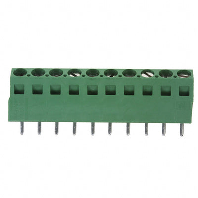 1-282847-0 by TE Connectivity AMP Connectors - TERM BLK 10POS 35DEG 5.08MM PCB