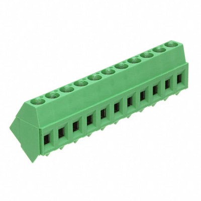 1-282847-1 by TE Connectivity AMP Connectors - TERM BLK 11POS 35DEG 5.08MM PCB