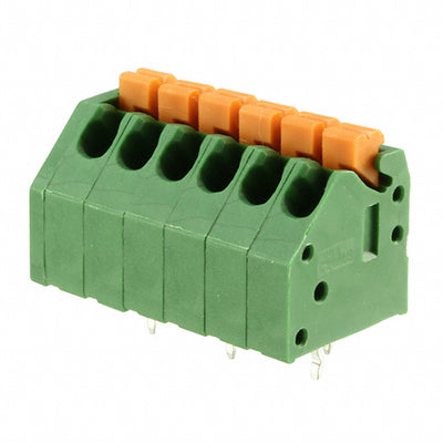 1-2834011-6 by TE Connectivity AMP Connectors - TERM BLK 6P TOP ENTRY 3.5MM PCB