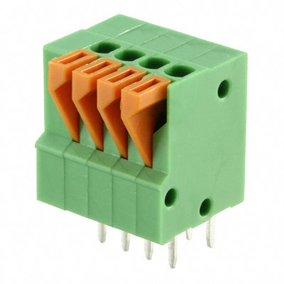 1-2834015-4 by TE Connectivity AMP Connectors - TERM BLK 4POS TOP ENT 2.54MM PCB