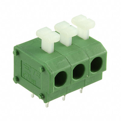 1-2834018-3 by TE Connectivity AMP Connectors - TERM BLK 3POS SIDE ENTRY 5MM PCB