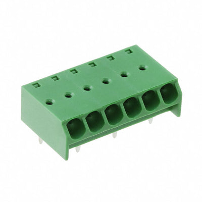 1-2834019-6 by TE Connectivity AMP Connectors - TERM BLK 6POS SIDE ENT 3.5MM PCB