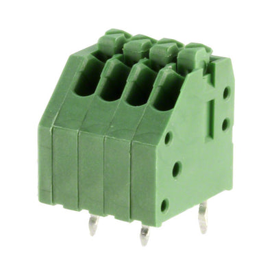 1-2834021-4 by TE Connectivity AMP Connectors - TERM BLK 4P TOP ENTRY 2.5MM PCB