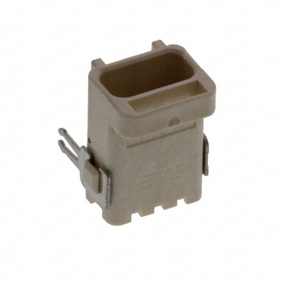 1-2834238-1 by TE Connectivity AMP Connectors - 3P REC, IP67 R/A T/H CONN,NATURE