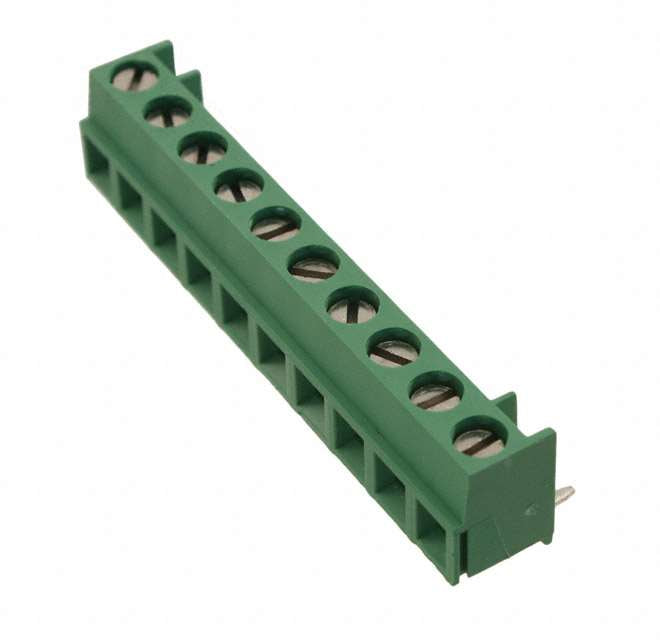 1-284093-0 by TE Connectivity AMP Connectors - TERM BLK 10POS TOP ENTRY 5MM PCB