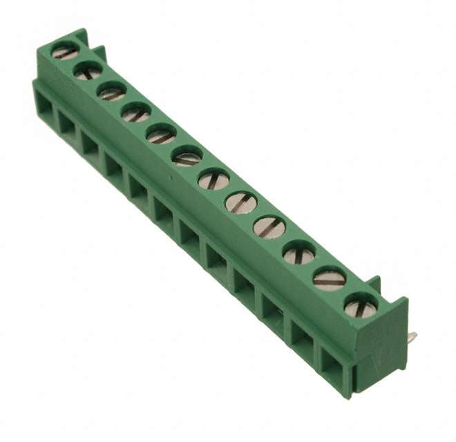 1-284093-2 by TE Connectivity AMP Connectors - TERM BLK 12POS TOP ENTRY 5MM PCB