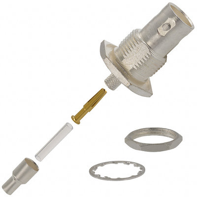 6-331693-2 by TE Connectivity Aerospace, Defense and Marine - CONNECTOR BNC JACK STR 50 OHM CRIMP