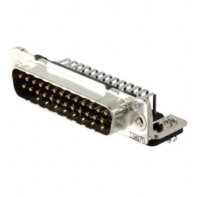 1-338170-2 by TE Connectivity AMP Connectors - CONNECTOR D-SUB PLUG 25POS R/A SLDR