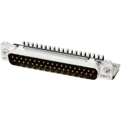 1-338171-2 by TE Connectivity AMP Connectors - CONNECTOR D-SUB PLUG 37POS R/A SLDR