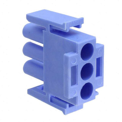 1-350766-6 by TE Connectivity AMP Connectors - CONNECTOR PLUG HSG 3POS BLUE