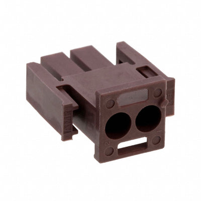1-350777-1 by TE Connectivity AMP Connectors - CONNECTOR PLUG HSG 2POS BROWN