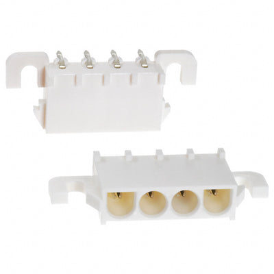 1-350944-0 by TE Connectivity AMP Connectors - CONNECTOR HEADER R/A 4POS 6.35MM