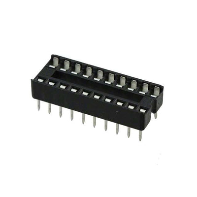 1-390261-6 by TE Connectivity AMP Connectors - CONNECTOR IC DIP SOCKET 20POS TIN