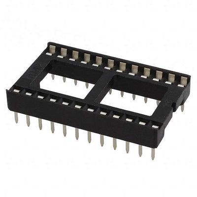 1-390262-1 by TE Connectivity AMP Connectors - CONNECTOR IC DIP SOCKET 24POS TIN