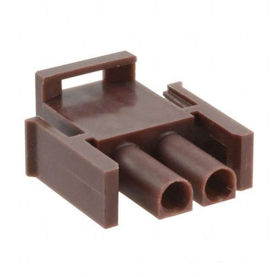 1-480698-1 by TE Connectivity AMP Connectors - CONNECTOR PLUG HSG 2POS UNIV BROWN