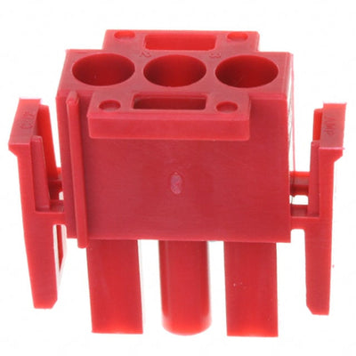 1-480700-2 by TE Connectivity AMP Connectors - CONNECTOR PLUG HSG 3POS RED