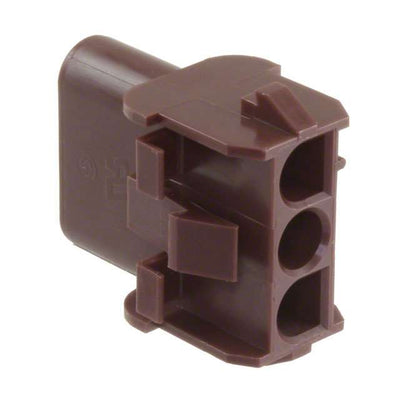 1-480701-1 by TE Connectivity AMP Connectors - CONNECTOR RECPT HSG 3POS BRN