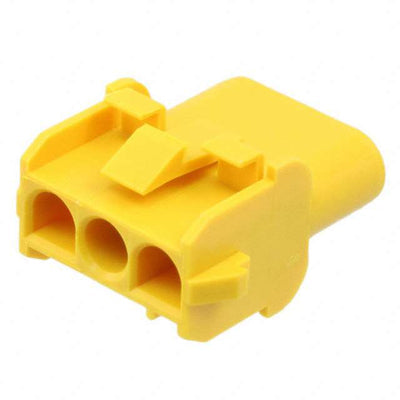 1-480701-4 by TE Connectivity AMP Connectors - CONNECTOR RECPT HSG 3POS UNIV YLW