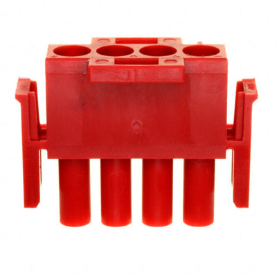1-480702-2 by TE Connectivity AMP Connectors - CONNECTOR PLUG HSG 4POS 94V RED