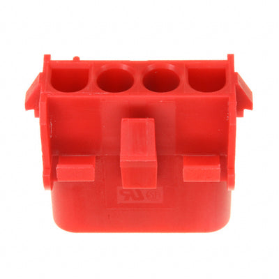 1-480703-2 by TE Connectivity AMP Connectors - CONNECTOR RECPT HSG 4POS RED