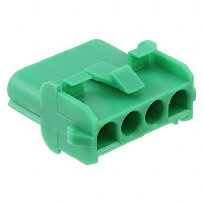1-480703-5 by TE Connectivity AMP Connectors - CONNECTOR RECPT HSG 4POS UNIV GREEN
