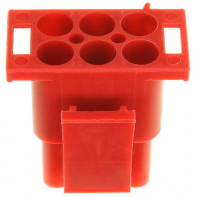 1-480704-2 by TE Connectivity AMP Connectors - CONNECTOR PLUG HSG 6POS RED