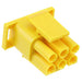1-480704-4 by TE Connectivity AMP Connectors - CONNECTOR PLUG HSG 6POS YELLOW