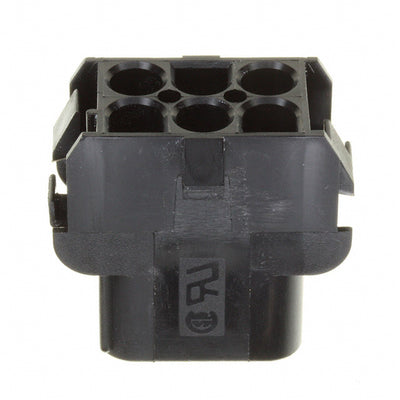 1-480705-9 by TE Connectivity AMP Connectors - CONNECTOR RECPT HSG 6POS BLK