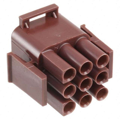 1-480706-1 by TE Connectivity AMP Connectors - CONNECTOR PLUG HSG 9POS UNIV BRN