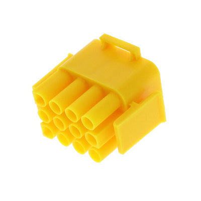1-480708-4 by TE Connectivity AMP Connectors - CONNECTOR PLUG HSG 12POS YELLOW