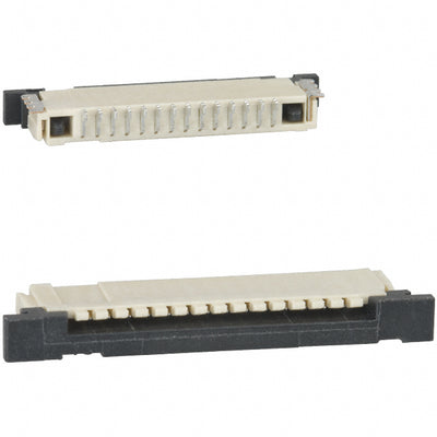 1-487951-4 by TE Connectivity AMP Connectors - CONNECTOR FPC TOP 14POS 1MM R/A