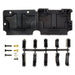 1-207908-0 by TE Connectivity AMP Connectors - CONNECTOR BACKSHELL 37P 90/180DEG BLK