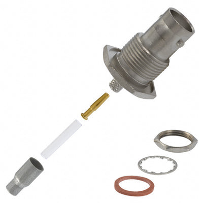 1-5225398-5 by TE Connectivity AMP Connectors - CONNECTOR BNC JACK STR 50 OHM CRIMP