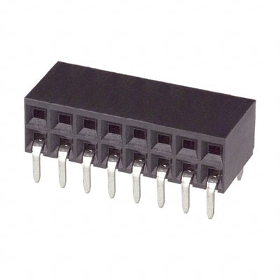 1-5535512-8 by TE Connectivity AMP Connectors - CONNECTOR RECPT 16POS 0.1 GOLD PCB R/A