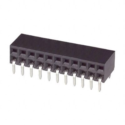 1-5535512-9 by TE Connectivity AMP Connectors - CONNECTOR RECPT 22POS 0.1 GOLD PCB R/A
