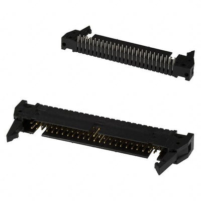 1-499786-0 by TE Connectivity AMP Connectors - CONNECTOR HEADER R/A 50POS 2.54MM