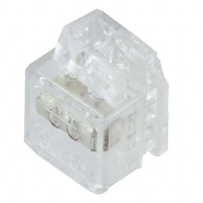 1-553397-1 by TE Connectivity AMP Connectors - CONNECTOR SPLICE 2WIRE 19-26AWG YLW