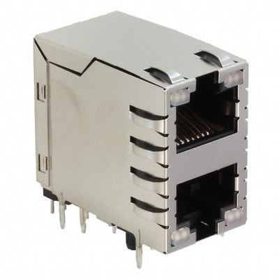 1-6368011-1 by TE Connectivity AMP Connectors - CONNECTOR MOD JACK 8P8C R/A SHIELDED