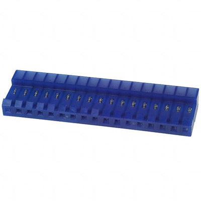4-640430-7 by TE Connectivity AMP Connectors - CONNECTOR RECPT 17POS IDC 26AWG TIN