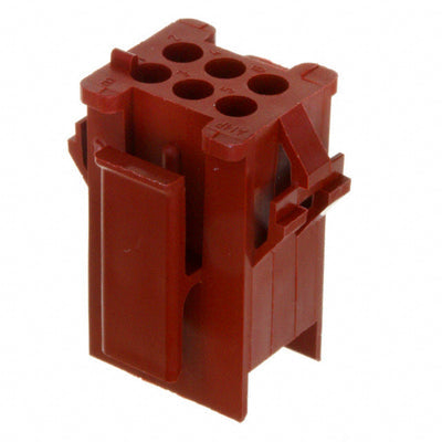 1-640510-0 by TE Connectivity AMP Connectors - CONNECTOR RECPT HSG 6POS 4.20MM