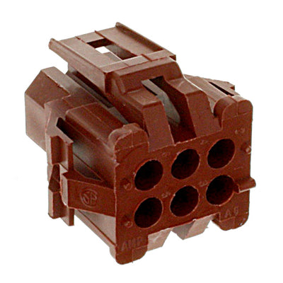 1-640520-0 by TE Connectivity AMP Connectors - CONNECTOR PLUG HSG 6POS 4.20MM