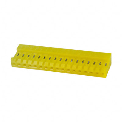 4-640605-7 by TE Connectivity AMP Connectors - CONNECTOR RECPT 17POS IDC 20AWG TIN