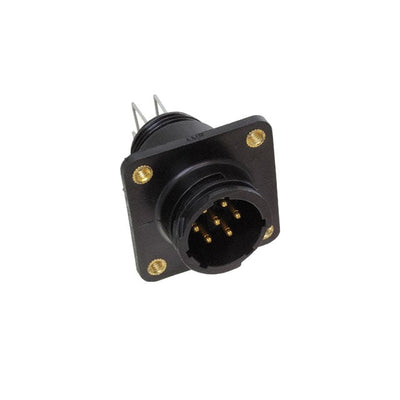 1-796435-2 by TE Connectivity AMP Connectors - CONNECTOR RECPT MALE 7POS GOLD SOLDER