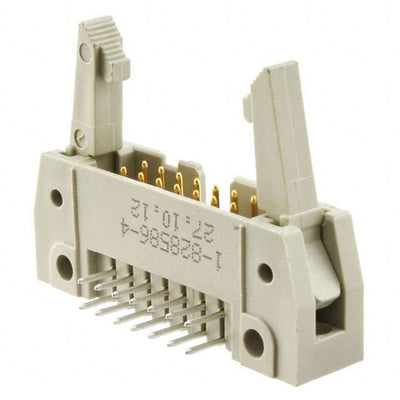 1-828586-4 by TE Connectivity AMP Connectors - CONNECTOR HEADER R/A 14POS 2.54MM