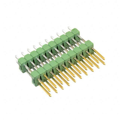 1-829315-0 by TE Connectivity AMP Connectors - CONNECTOR HDR 20POS 0.1 STACK T/H