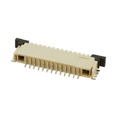 1-84953-3 by TE Connectivity AMP Connectors - CONNECTOR FPC TOP 13POS 1MM R/A