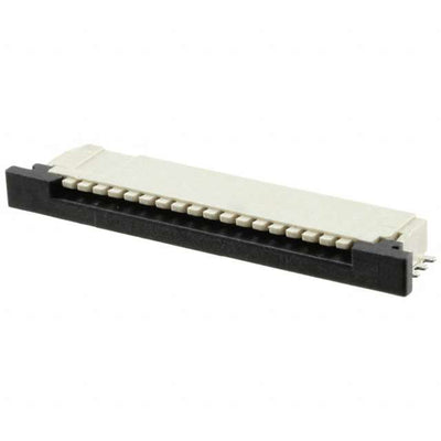 1-84953-7 by TE Connectivity AMP Connectors - CONNECTOR FPC TOP 17POS 1MM R/A