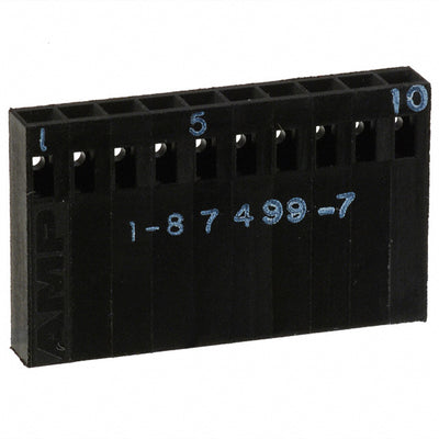 1-87499-7 by TE Connectivity AMP Connectors - CONNECTOR RECPT HSG 10POS 2.54MM